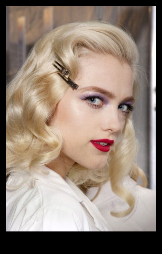 Vintage Hollywood Glam: retro blondās frizūras mūžīgam skaistumam