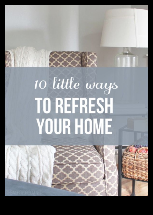 Vai vēlaties atsvaidzināt mājas interjeru? Izpildiet šos ieteikumus