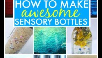 Sensorās pudeles brilles: iesaistiet bērnus ar nomierinošiem projektiem