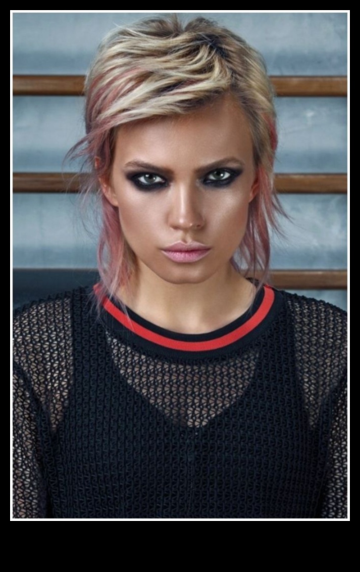 Rokeru elegantās blondīnes: aizraujošas frizūras drosmīgajiem un drosmīgākajiem