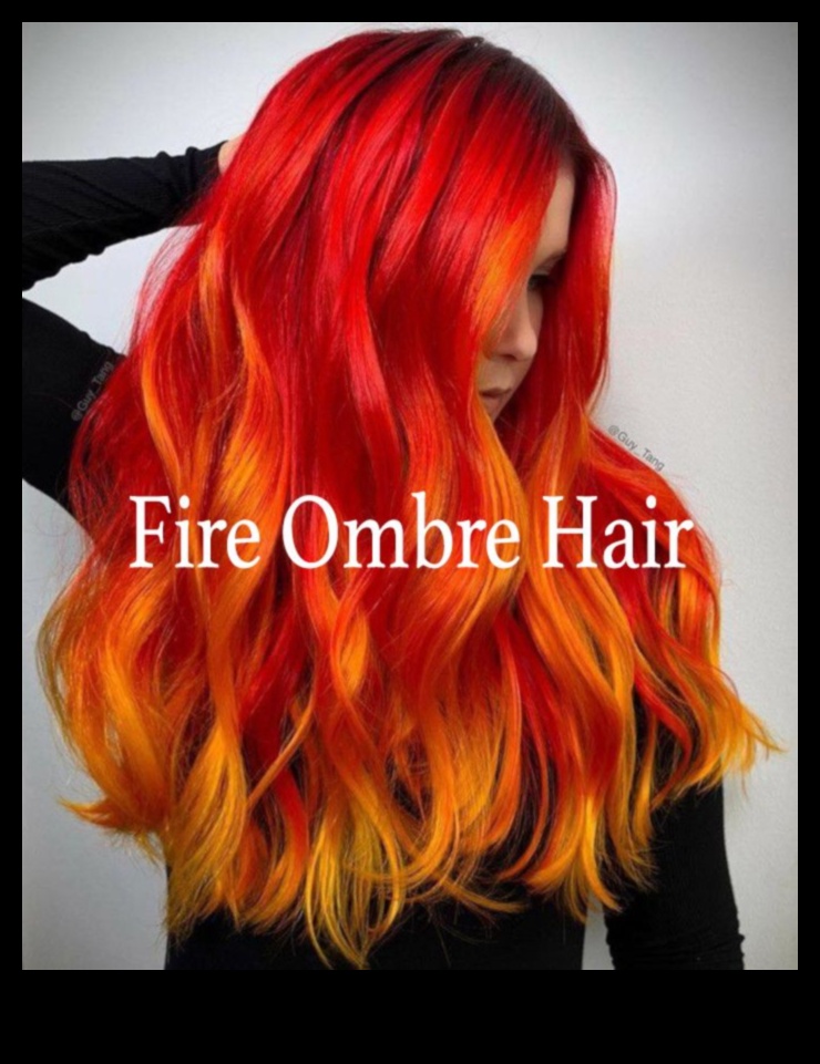 Saulrieta iedvesmots: siltas un ugunīgas matu krāsas idejas