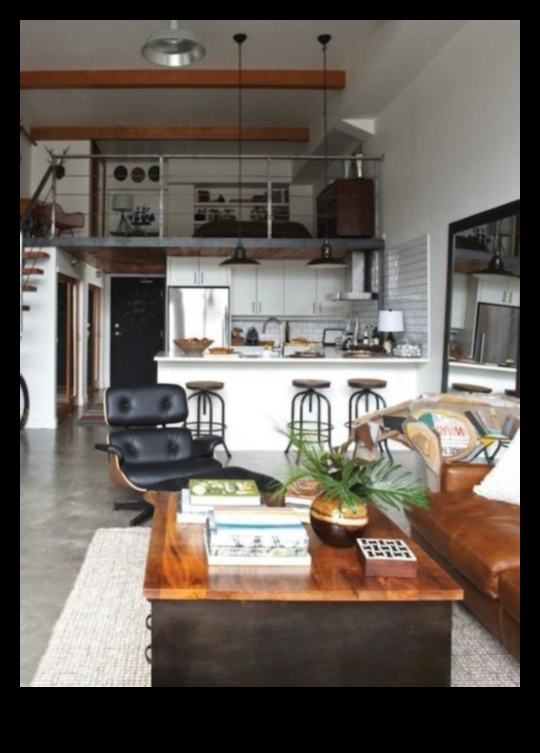 Kā apvienot industriālo šiks dekoru ar pilsētas dzīvi nelielā dzīvoklī?