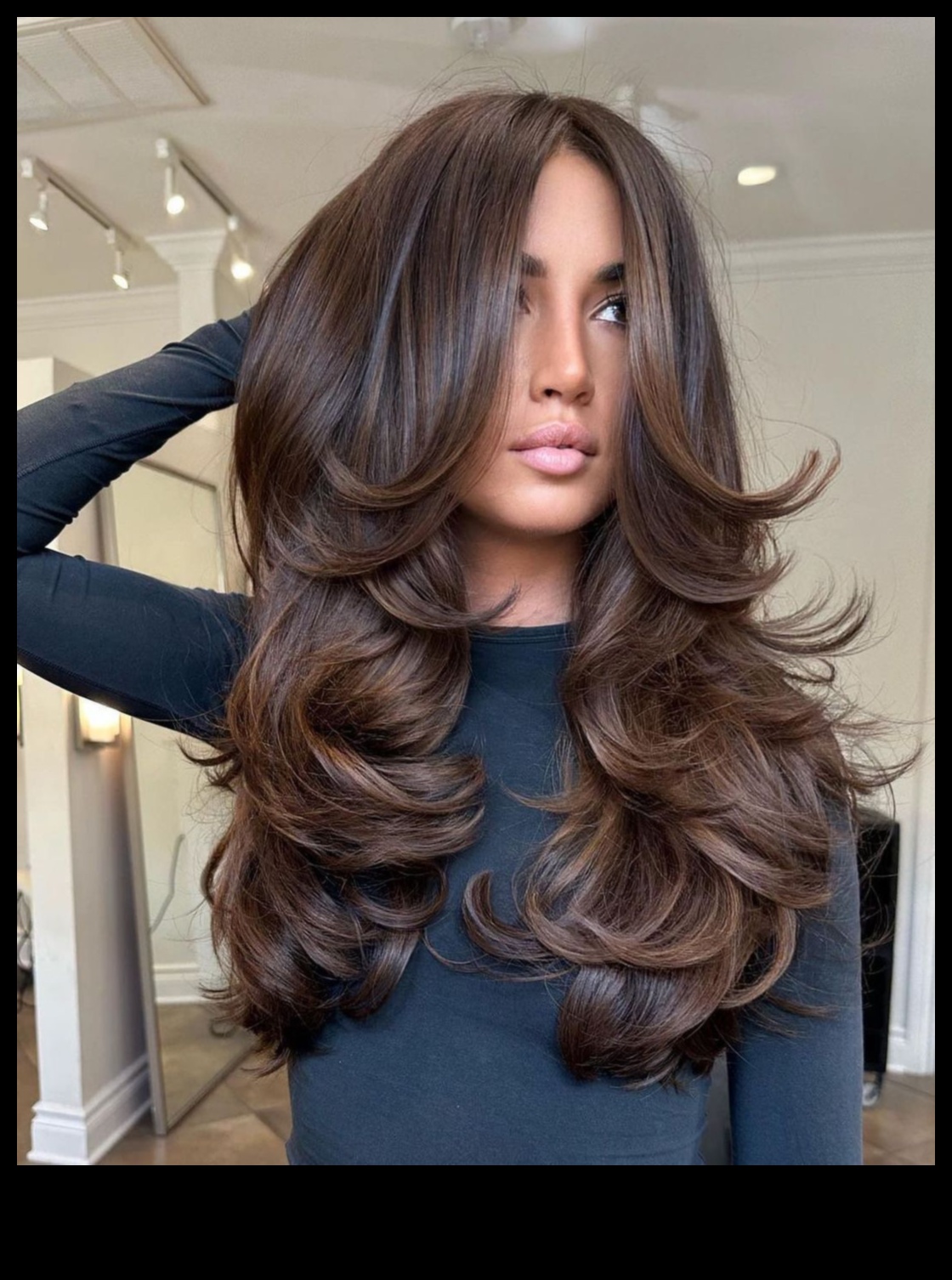 Greznas slēdzenes Turpinājums: garas frizūras mūžīgam izskatam