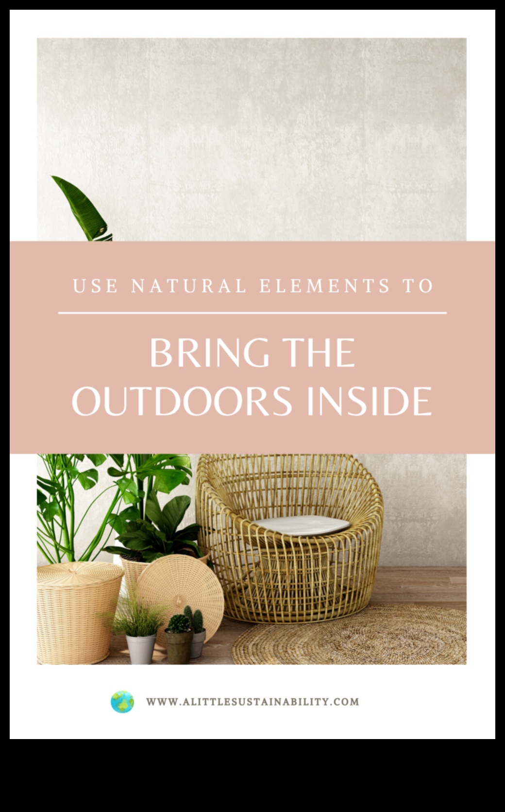 Uzlabojiet savu māju ar dabīgiem interjera elementiem