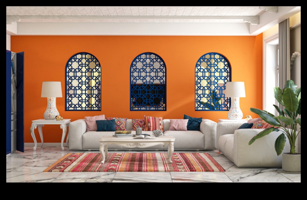 Marokas viesistabas dekoru iedvesmas