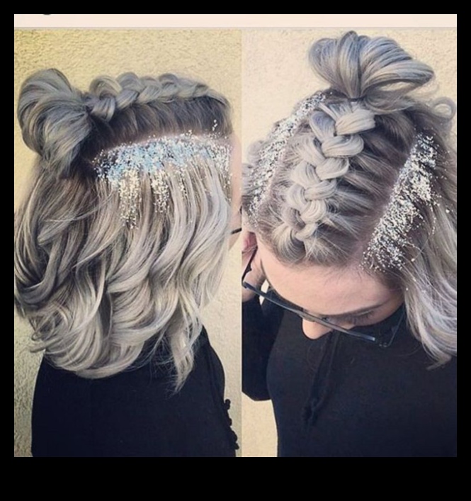 Zvaigžņotās nakts stili: mirdzoši spīdoši ar ballīšu matu iedvesmu