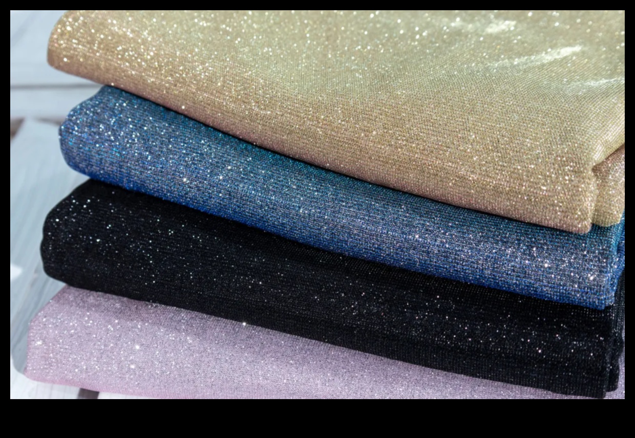 Izgreznotu tekstilizstrādājumu izgatavošanas paņēmieni: auduma mirdzuma piešķiršana