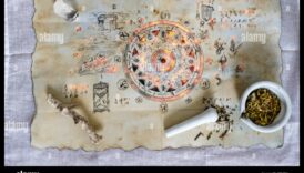 Apburtie pergamenti: viduslaiku rokrakstu ilustrāciju maģija