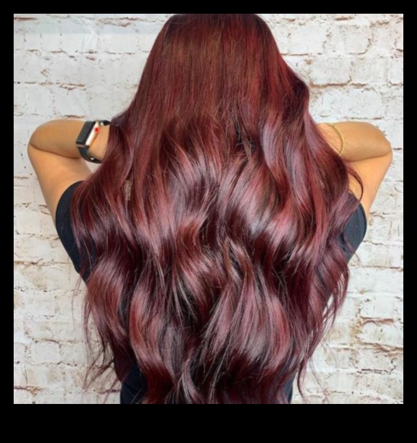 Crimson Perfection: Nevainojami sarkanā un kastaņbrūnā nokrāsa