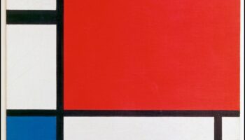 De Stijl Harmony: Modernās mākslas līniju un krāsu mijiedarbība