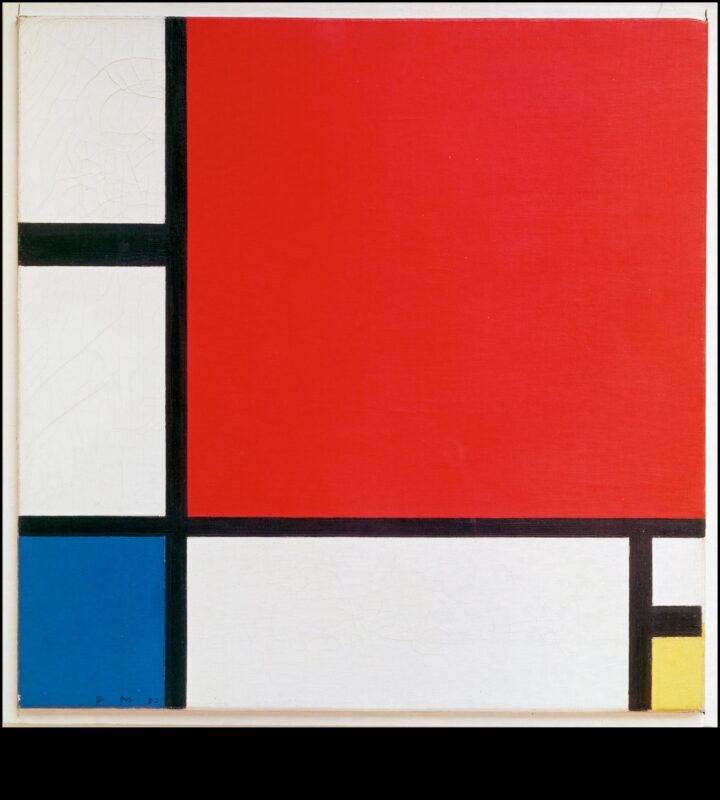 De Stijl Harmony: Modernās mākslas līniju un krāsu mijiedarbība