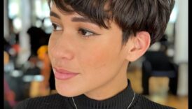 Koķets un jautrs turpinājums: īsas frizūras rotaļīgai noskaņai