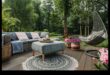 Mūsdienīgas brīvdabas telpas: elegantas mēbeles, kas uzlabos jūsu atpūtu dārzā