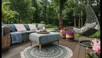 Mūsdienīgas brīvdabas telpas: elegantas mēbeles, kas uzlabos jūsu atpūtu dārzā