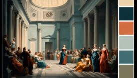 Neoklasicisma palete: racionāla skaistuma krāsu izpēte